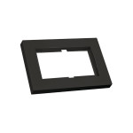 Рамка подвійна Mutlusan чорний 47-04-76