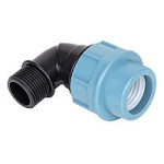 Коліно для труб ПВХ д321/2 зовн різьба 27341