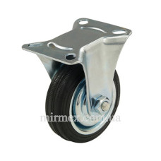 Колесо неповоротнє чорне діам.75мм 47172