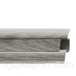 Плінтус 2,5м з коробом  Акація сіра 19388
