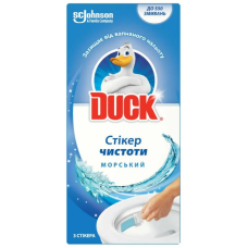 Стікер чистоти для унітазу Duck (3шт) асорт 30310