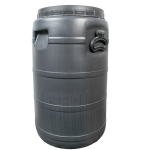 Бочка 40л пласт сіра/чорна Консенсус 159376 Україна