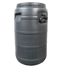 Бочка 40л пласт сіра/чорна Консенсус 159376 Україна