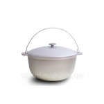 Казан алюмінієвий з кришкою 5л Полімет 152308 Україна