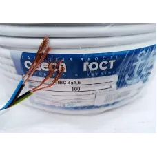 Провід ПВС 4х1,5 Одеса 1м/п 82017