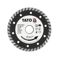 Диск алмазний 125мм Yato по гресу, склу, кераміці YT-59972 Польща