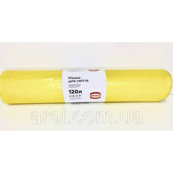 Пакети для сміття 120л 10шт. EUROKAM потовщені 30472
