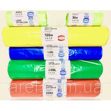 Пакети для смііття 350л 10шт. EUROKAM потовщені 30475