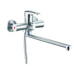 Змішувач ванна Zegor довгий PUD7-A045KH нерж 10567