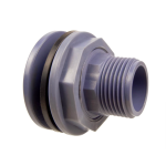 Штуцер з гайкою пластмас.  врізка в бочку 1 27734