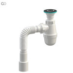 Сифон для умивальника нерж випуск Soloplast