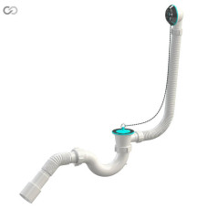 Сифон для ванни нержавійка 27717