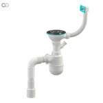 Сифон для мийки з відводом під пральну машину SoloPlast K1110 23695