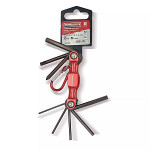 Набір ключів  Г-образн 8шт HEX SL5 PH2 Haisser 390821