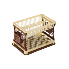 Сушка для посуду пласт 2-х ярусна Солнер 15885 Україна