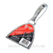 Шпатель нерж двохкомпонент ручка 125мм Сталь 95084