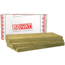 Плита мінераловатна Izovat Fasad 135 1000х600х100 2шт/уп ціна за 1шт 12027