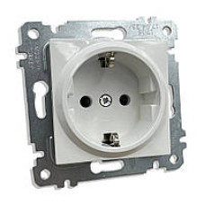 Механізи розетки подвійної з\з 16А Mutlusan графіт 47-07-68