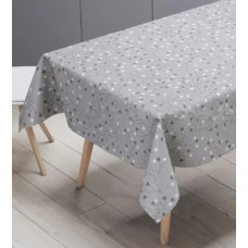 Клейонка на  тканевій основі СРІБНА Смужка 79843