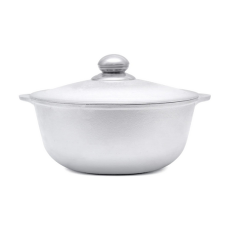 Казан алюмін з кришкою 2л Полімет з ручками 152323 Україна