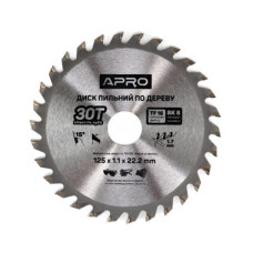 Диск пильний 125х30х22.2 APRO 390438