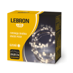 Гірлянда LED Lebron 2м краплі роси 50LED 3*AA 15-18-06 87567