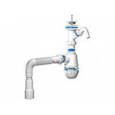 Сифон Ані Пласт а 2015 кухня-гиб, гофра 40140150