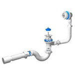 24008 Сифон ванна  АніПласт 6155 гофра 40/50