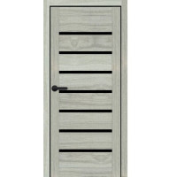 Двері міжкім 80 PL-PVC-02 Месіна срібна BLK 50055