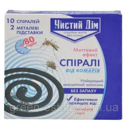 Спіралі від комарів Чистий дім 30457