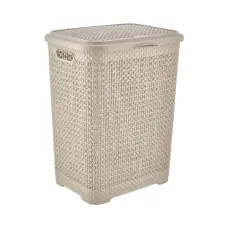 Корзина для білизни 55л 2131 беж/біл 79814