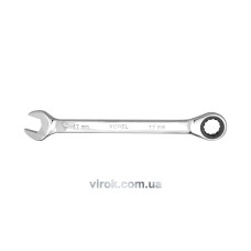 Ключ рожково-накидний з тріщаткою 19мм Vorel 99347