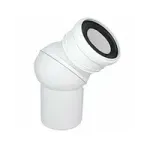 Труба-коліно універсальна WC 110 біла Waterstal 390160