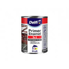 Грунт-емаль по іржі 3в1 біла Delfi 0,9кг. 33945
