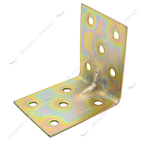 Кутник панельний Жовтий/цинк 50х50х50х2,0мм 44111