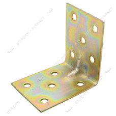 Кутник панельний Жовтий/цинк 50х50х50 44111