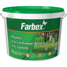 Фарба для садових дерев біла 7кг 33619 Фарбекс Україна