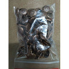 Цвяхи для обивки дверей із шапкою 50г пласт чорні 318066