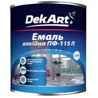 Емаль ПФ-115П  жовто-коричнева 2,8 кг  DekАrt Україна