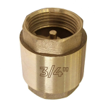 Клапан зворотній д3/4 ГРОСС OPTIMAL латунний шток 10613