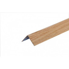 Кут захисний пластиковий декоративний 20х20 дуб паркетний (134) 2,7м.