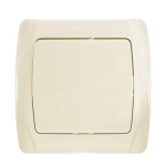 Вимикач врізний одинарний Viko Кармен крем 90562001