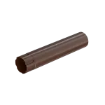 Труба водозливна коричнева 0.5м. д100 Україна