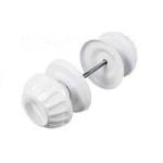 Ручка Зефір біла/мідь (Севі) 44234