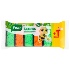 Губка кухонна Дрібниці життя 5+1шт Бджілка 30042