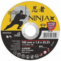 Диск відрізний 180х1,6мм Ninja по металу/нерж 10774