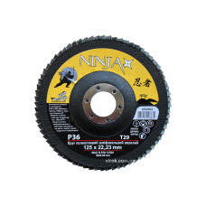 Круг шліфувал лепестковий д180 Ninja P150 Virok 10725