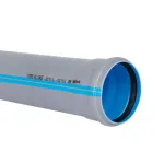 Труба каналізаційна  д110 сіра/синя 3м/2.7мм (Zegor) 23782
