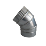 Відвід гофра оцинкований д125 45* 27164 Україна