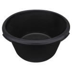 Миска будівельна прорез П-агро чорна круг 90л 19293